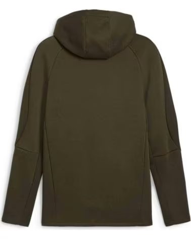 PUMA FELPA CON CAPPUCCIO PUMA EVOSTRIPE DA UOMO VERDE