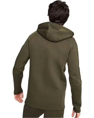 PUMA FELPA CON CAPPUCCIO PUMA EVOSTRIPE DA UOMO VERDE
