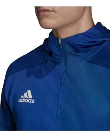 ADIDAS GIACCA CON CAPPUCCIO ADIDAS TIRO TRAINING DA UOMO BLU AZUL