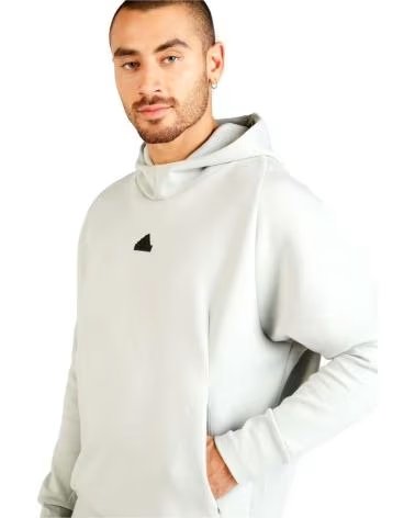 ADIDAS SUDADERA CON CAPUCHA ADIDAS ESSENTIALS PARA HOMBRE GRIS