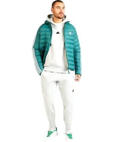 ADIDAS SUDADERA CON CAPUCHA ADIDAS ESSENTIALS PARA HOMBRE GRIS