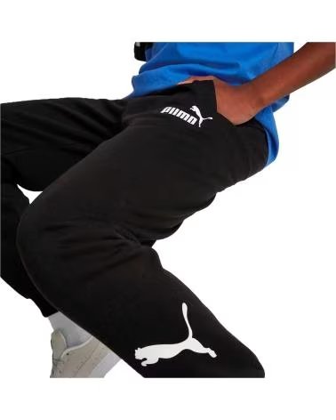 PUMA PANTALON LARGO EN PARA NINOS NEGRO