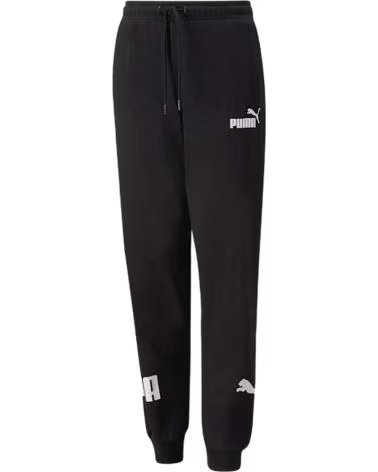 PUMA PANTALON LARGO EN PARA NINOS NEGRO