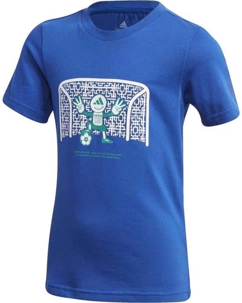 ADIDAS MAGLIETTA ADIDAS TIRO CLUB A MANICHE CORTE PER BAMBINI AZUL