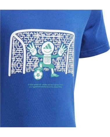 ADIDAS MAGLIETTA ADIDAS TIRO CLUB A MANICHE CORTE PER BAMBINI AZUL