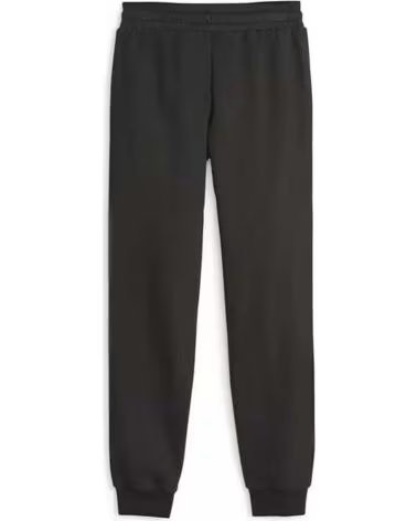 PUMA CALÇA ESPORTIVA PUMA ESSENTIALS LOGO INFANTIL, PRETA NEGRO