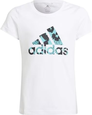 ADIDAS ADIDAS GIRLS´ SHORT SLEEVE T-SHIRT WITH LOGO BLANCO