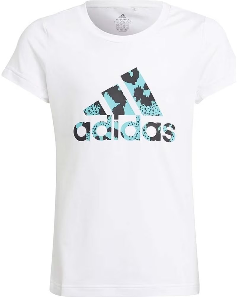 ADIDAS ADIDAS GIRLS´ SHORT SLEEVE T-SHIRT WITH LOGO BLANCO