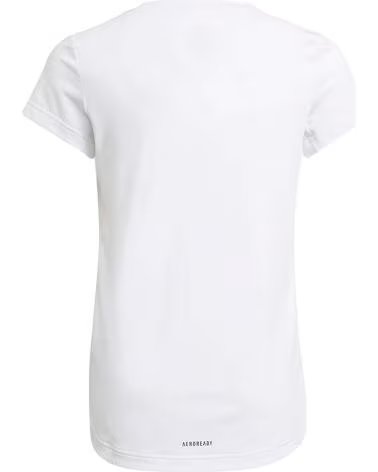 ADIDAS ADIDAS GIRLS´ SHORT SLEEVE T-SHIRT WITH LOGO BLANCO