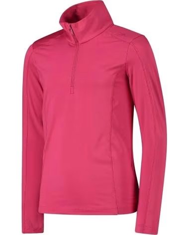 CMP CAMPAGNOLO SUDADERA CAMPAGNOLO DE CUELLO ALTO CON CREMALLERA PARA NIÑA ROSA