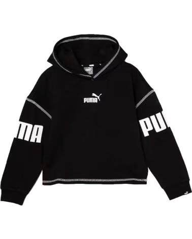 PUMA PUMA GIRLS´ HOODIE NEGRO