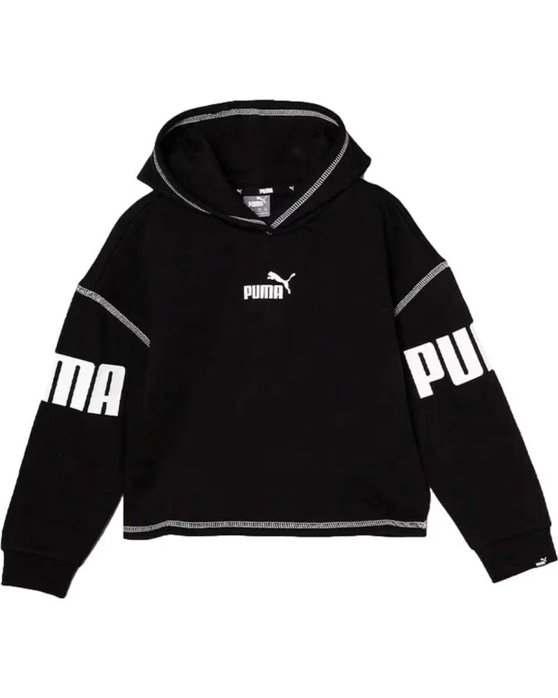 PUMA PUMA GIRLS´ HOODIE NEGRO