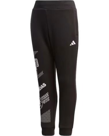 ADIDAS PANTALONI SPORTIVI LUNGHI ADIDAS PER RAGAZZO NEGRO