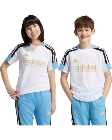 ADIDAS CAMISETA ADIDAS J NP TEE INFANTIL BRANCA BLANCO