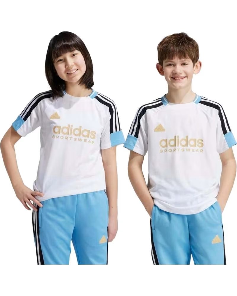 ADIDAS CAMISETA ADIDAS J NP TEE INFANTIL BRANCA BLANCO