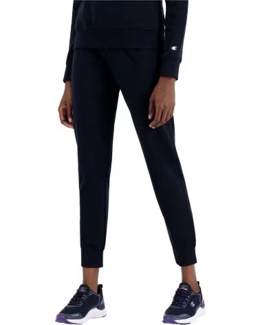 CHAMPION PANTALONE SPORTIVO LUNGO CHAMPION DA DONNA NERO NEGRO