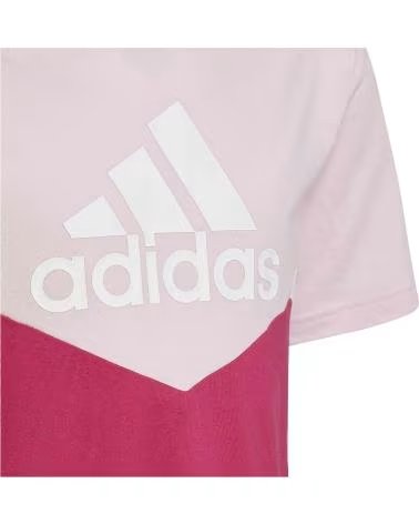 ADIDAS T-SHIRT ESSENTIALS COLORBLOCK HN8550 ROSA