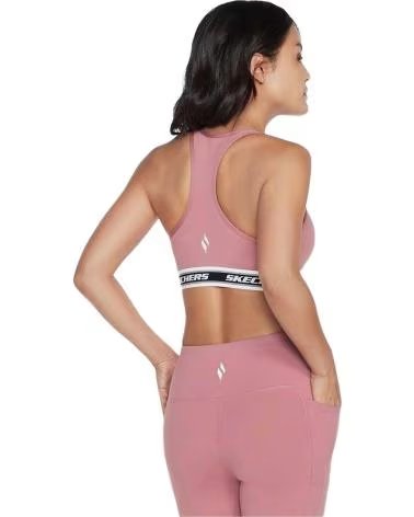 SKECHERS SUTIÃ ESPORTIVO SKECHERS FEMININO ROSA ROSA