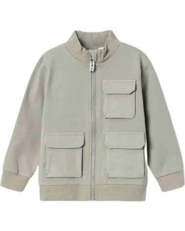 NAME IT CARDIGAN UNISEX NAME IT CON ZIP E TASCHE VERDE