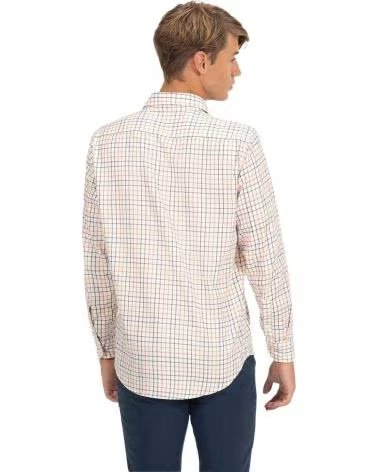 EL PULPO CAMICIA A QUADRI A MANICHE LUNGHE DA UOMO EL PULPO BEIGE
