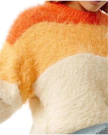 RIP CURL PULL EN MAILLE "SUNSET" RIP CURL POUR FEMME NARANJA