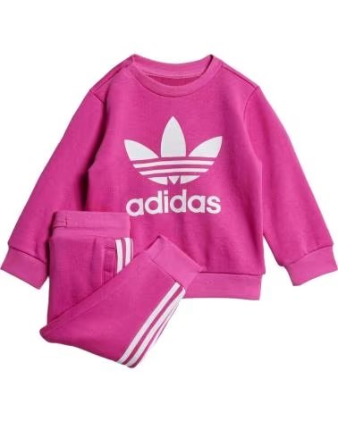 ADIDAS CONJUNTO ADIDAS ORIGINALS CREW SET PARA MENINAS ROSA ROSA