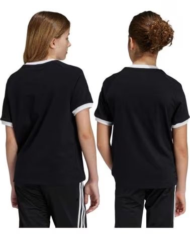 ADIDAS ADIDAS ORIGINALS ADICOLOR CLASSICS 3-STRIPES T-SHIRT BLACK BLACK-WHITE