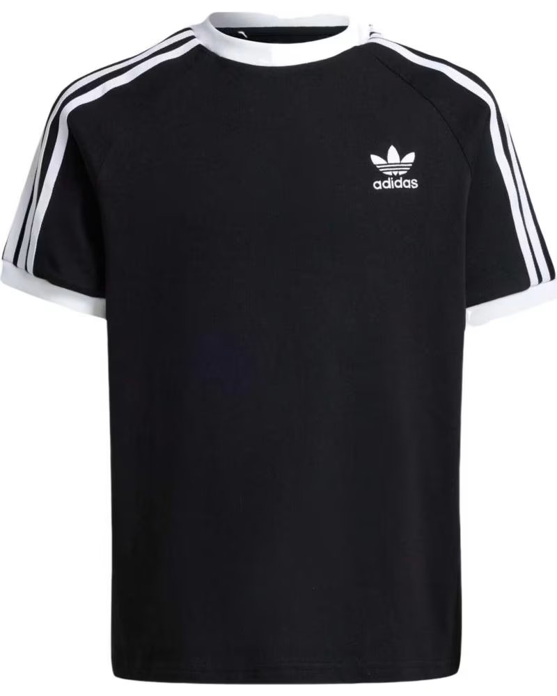 ADIDAS ADIDAS ORIGINALS ADICOLOR CLASSICS 3-STRIPES T-SHIRT BLACK BLACK-WHITE