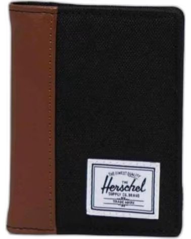 HERSCHEL CARTERA HERSCHEL CHARLIE NEGRA PARA HOMBRE NEGRO