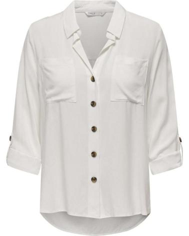 ONLY CAMISA EN PARA MUJER BLANCO