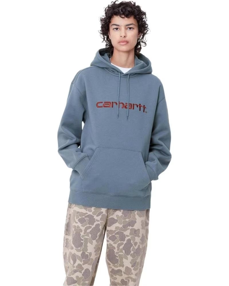 CARHARTT WIP MOLETOM COM CAPUZ CARHARTT WIP FEMININO AZUL