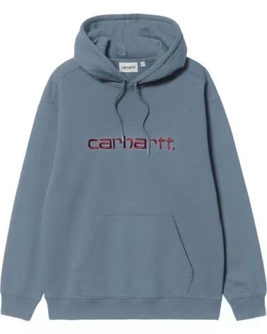CARHARTT WIP MOLETOM COM CAPUZ CARHARTT WIP FEMININO AZUL