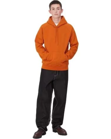 CARHARTT WIP CARHARTT WIP KAPUZENPULLOVER FÜR HERREN NARANJA