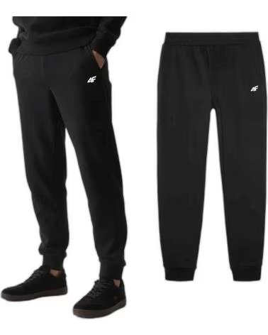 4F PANTALON LARGO EN PARA HOMBRE NEGRO