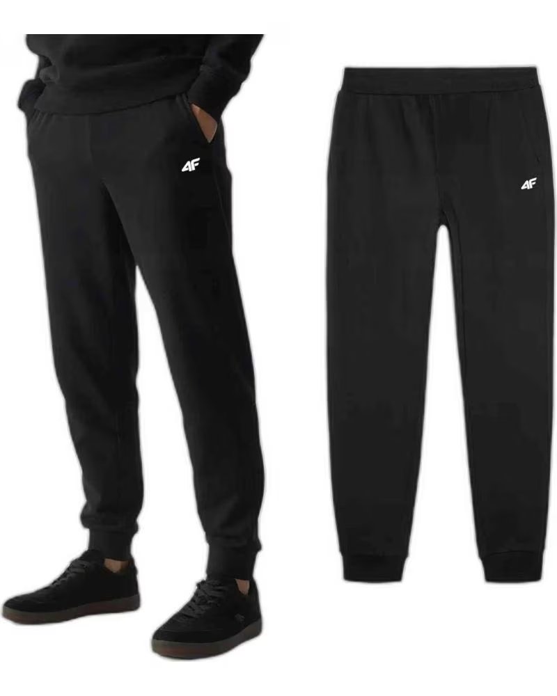 4F PANTALON LARGO EN PARA HOMBRE NEGRO