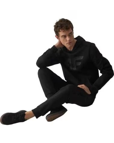 4F PANTALON LARGO EN PARA HOMBRE NEGRO