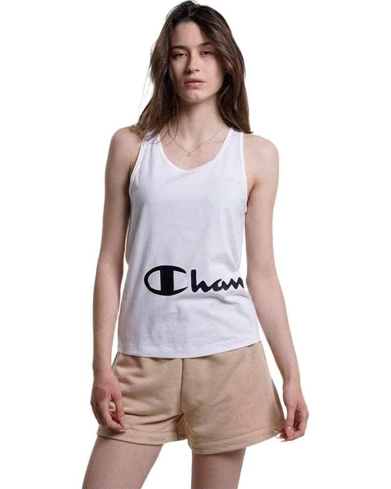 CHAMPION CAMISETA DE TIRANTES CHAMPION CON LOGO PARA MUJER BLANCO