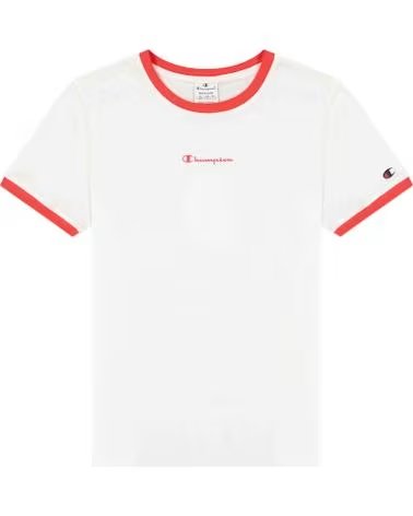 CHAMPION CAMISETA DE MANGA CURTA CHAMPION FEMININA BLANCO