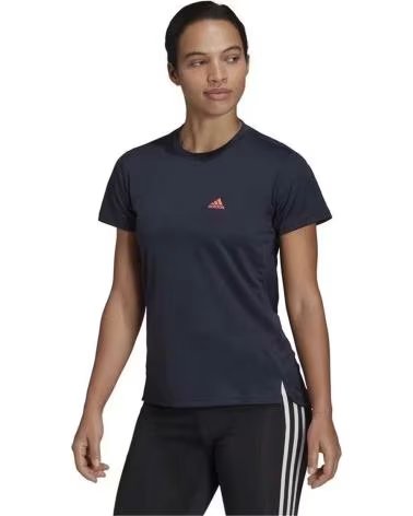 ADIDAS CAMISETA ADIDAS ESSENTIALS LOGO MANGA CORTA MUJER AZUL MARINO AZUL
