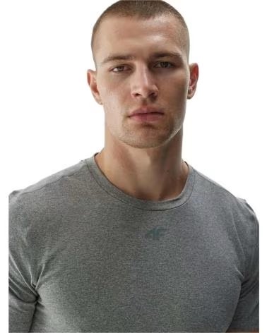 4F CAMISETA DE MANGA CORTA EN PARA HOMBRE GRIS