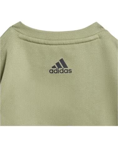 ADIDAS CONJUNTO DE AGASALHO ADIDAS ESSENTIALS INFANTIL VERDE VERDE