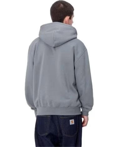 CARHARTT WIP FELPA CON CAPPUCCIO CARHARTT WIP DA UOMO GRIS