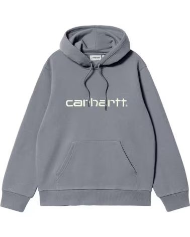 CARHARTT WIP FELPA CON CAPPUCCIO CARHARTT WIP DA UOMO GRIS