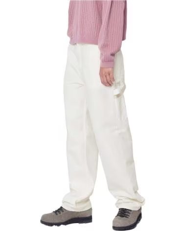 CARHARTT WIP CARHARTT WIP WEIT BEIN HOSE FÜR DAMEN WEISS BLANCO
