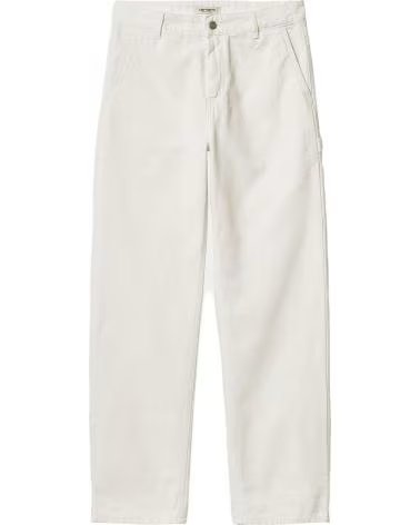 CARHARTT WIP CARHARTT WIP WEIT BEIN HOSE FÜR DAMEN WEISS BLANCO