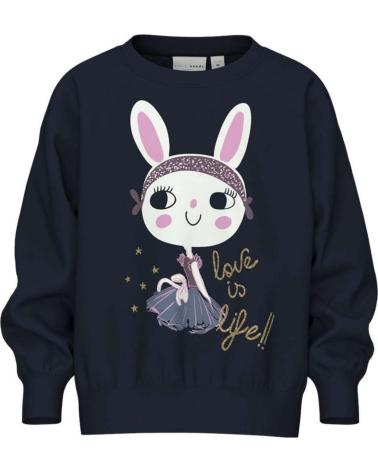 NAME IT SUDADERA NAME IT PARA NIÑA CON ESTAMPADO DE CONEJO AZUL