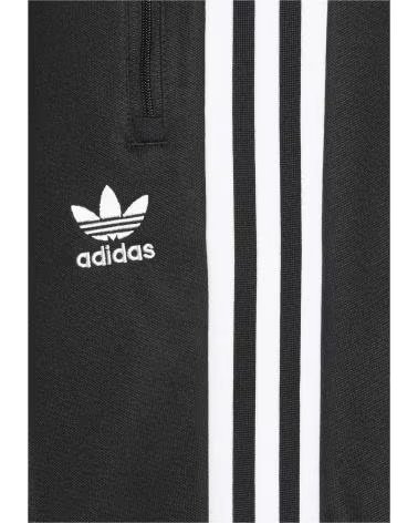 ADIDAS PANTALONI ADIDAS ESSENTIALS 3 STRISCE NERI UOMO NEGRO
