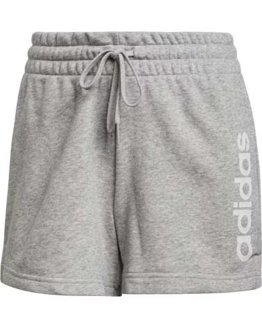 ADIDAS ADIDAS SHORT EN MOLLETON ESSENTIALS AVEC LOGO POUR FEMME GRIS