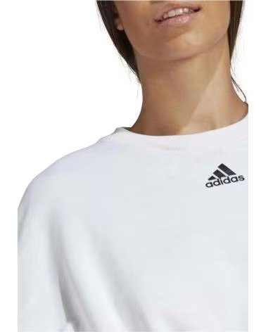 ADIDAS FELPA ADIDAS ESSENTIALS DONNA BIANCA BLANCO