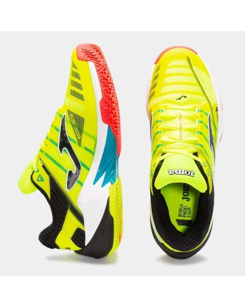 JOMA JOMA PADEL SHOES FOR MEN, YELLOW AND BLACK AZUL